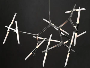 chandelier agnes 20 lights 2 3D Model