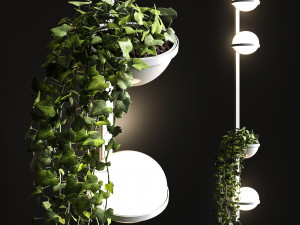 wall light vibia palma 3718 3D मॉडल