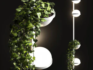 kinkiet vibia palma 3718 Model 3D