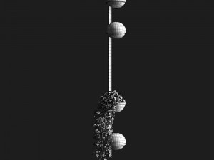 wall light vibia palma 3718 3D 모델