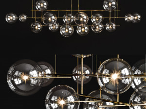 chandelier gallotti radice bolle horizontal big Modello 3D