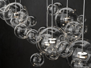 chandelier giopato coombes bolle 24 lights 2 Modelo 3D