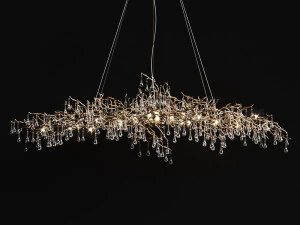 chandelier serip bijout big 3D Model