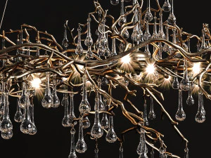 chandelier serip bijout big 3D Model