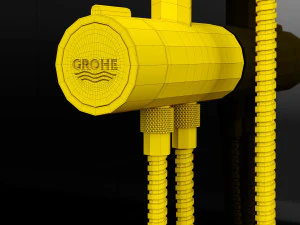 rubinetteria grohe Modello 3D