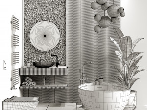 bathroom set 2 Modelo 3D