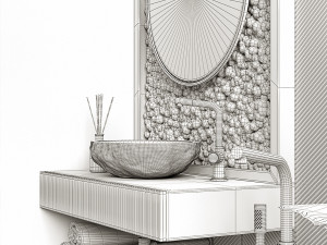 bathroom set 2 Modelo 3D