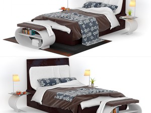 double bed 3D Model
