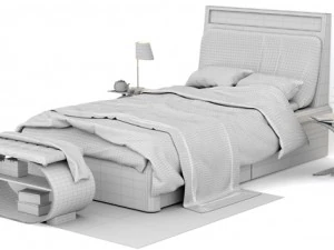 double bed 3D Model