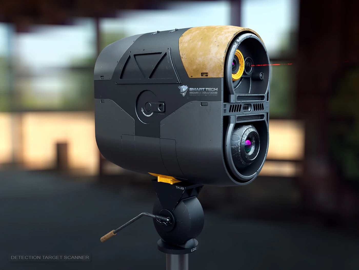 detection target scanner 3D Model .c4d .max .obj .3ds .fbx .stl .blend 