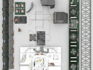 scifi interior 3D Model