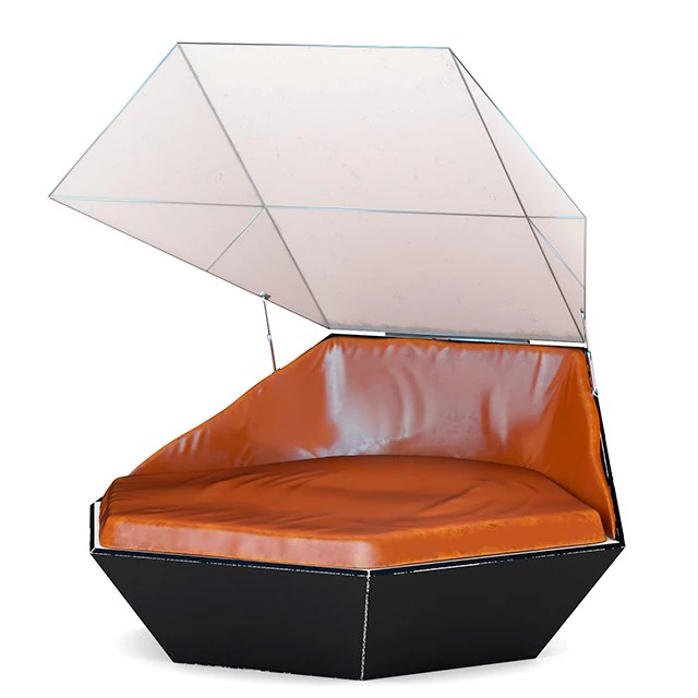 sunbed-shell daybed fa 3D Model .c4d .max .obj .3ds .fbx .stl .blend 
