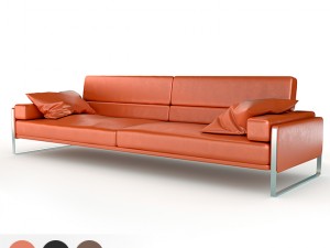 rocco 2 seater sofa 3D Model