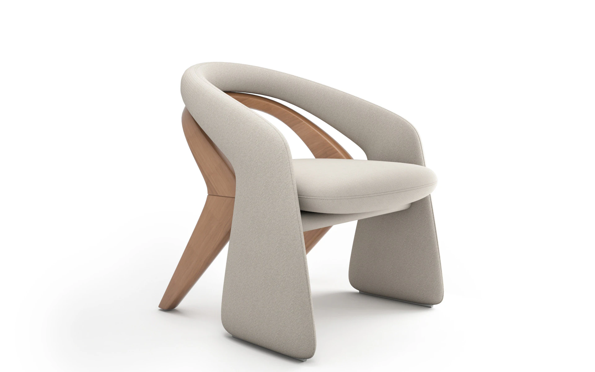 Olga Chair 3D Model .c4d .max .obj .3ds .fbx .stl .blend