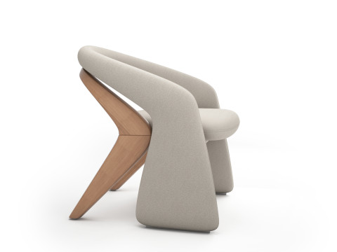 Olga Chair Model 3D