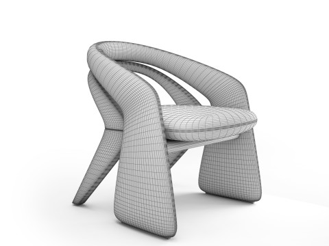 Olga Chair Model 3D