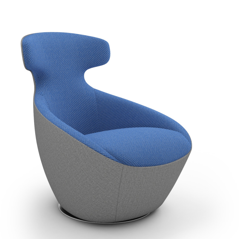 Roche Bobois - Edito Lounge Pivoting Armchair 3D Model .c4d .max .obj .3ds .fbx .stl .blend 