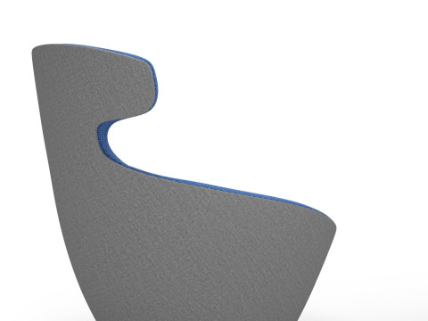Roche Bobois - Edito Lounge Pivoting Armchair 3D Model