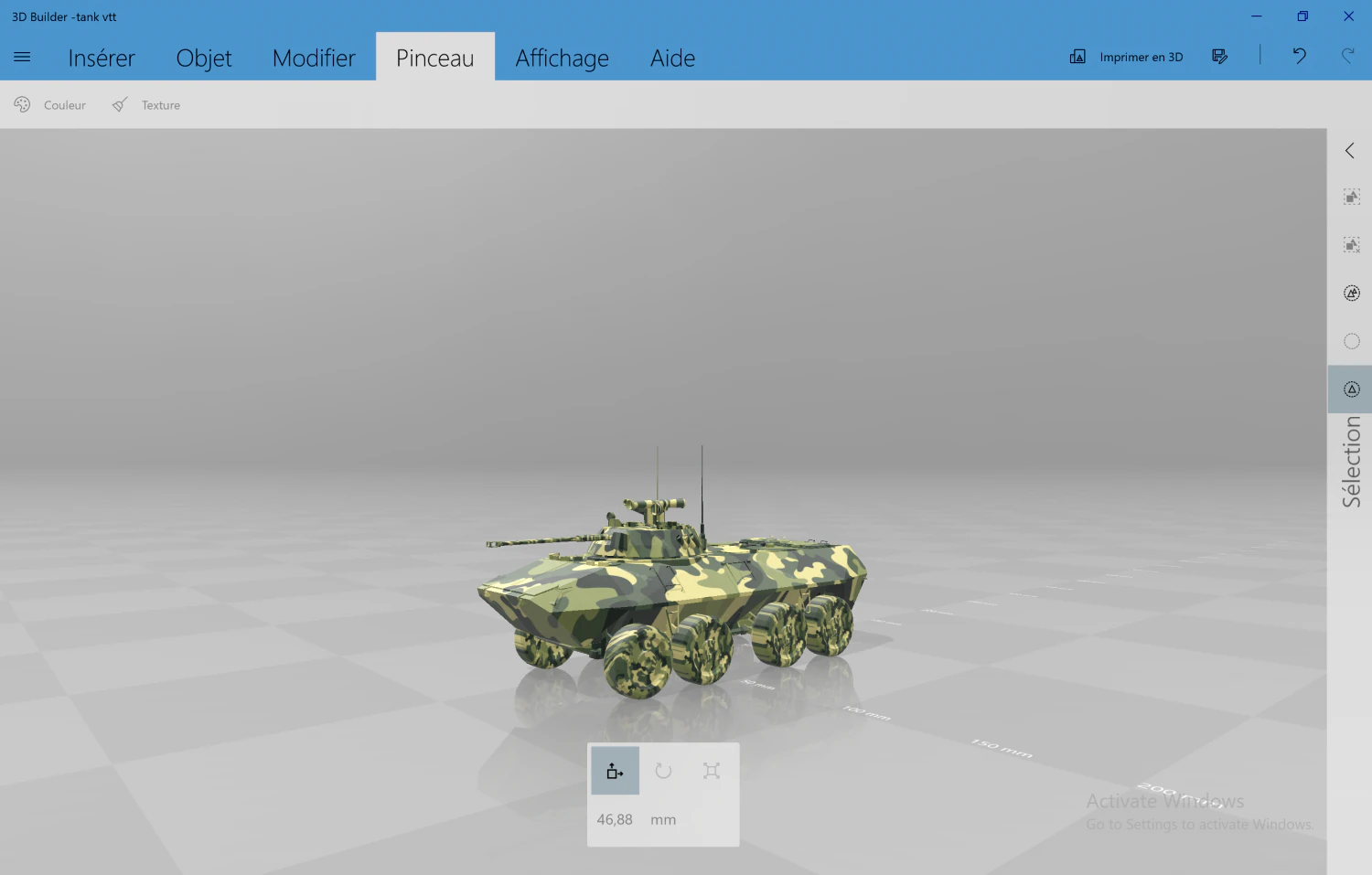 танк с подвеской 3D Модель .c4d .max .obj .3ds .fbx .stl .blend