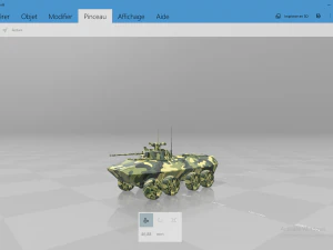 tank with suspension 3D Model