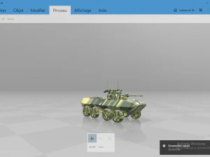танк с подвеской 3D Модель