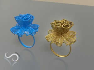 golden ring stl for 3d printing 3d print model 3D Print Model