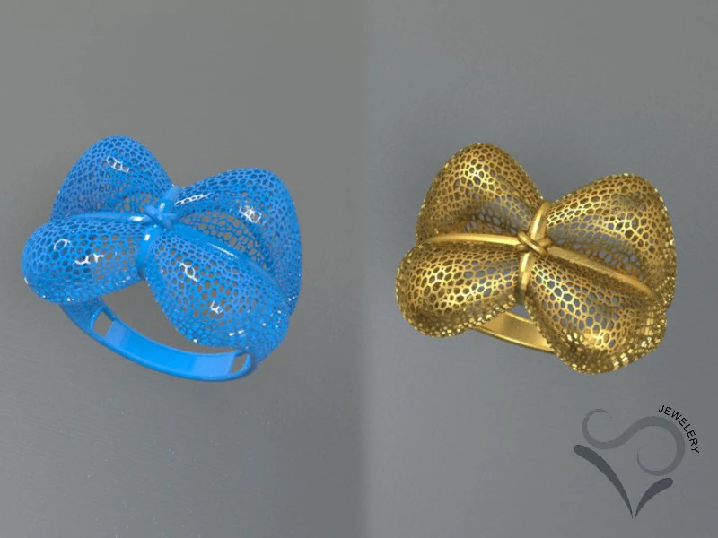 golden ring 3d print model 3D Print Model .c4d .max .obj .3ds .fbx .stl .blend
