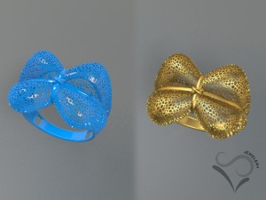 golden ring 3d print model 3D 프린트 모델