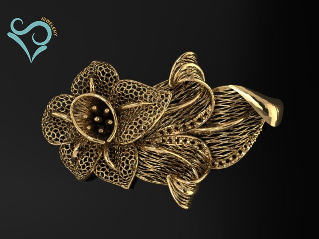 golden ring 3d print model 3d print model Modèles 3D en vedette .c4d .max .obj .3ds .fbx .stl .blend 