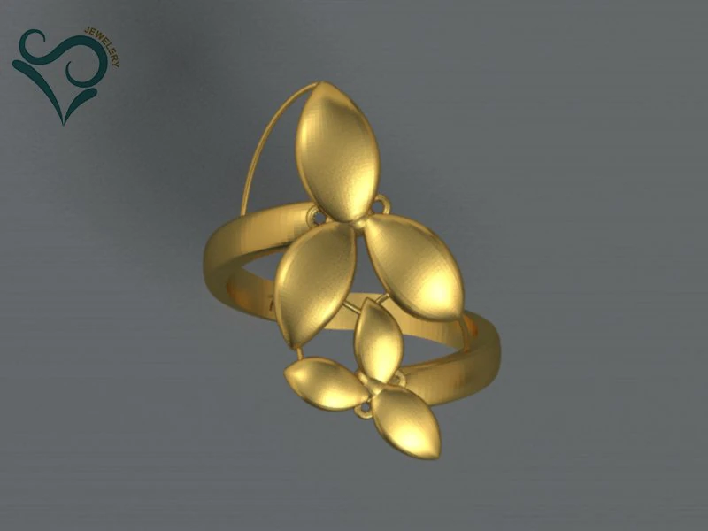 golden ring 3d print model 3D Print Model .c4d .max .obj .3ds .fbx .stl .blend 