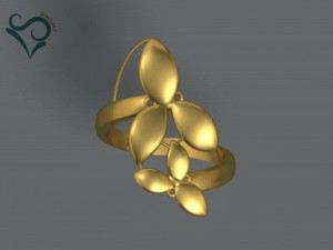 golden ring 3d print model 3D Print Model