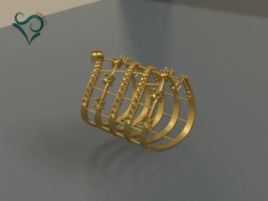 golden ring 3d print model 3D Print Model