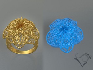 golden ring 3d print model 3D Print Model
