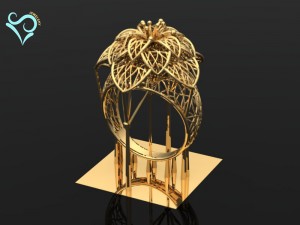 golden ring 3d print model Modelo de impresión 3D