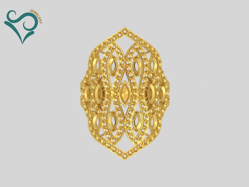 golden ring 3d print model 3D Print Model .c4d .max .obj .3ds .fbx .stl .blend