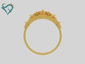 golden ring 3d print model Modelo de Impressão 3D