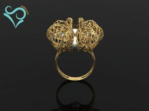 golden ring 3d print model 3D Print Model