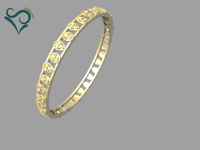 golden bracelets 3d print model Model do druku 3D .c4d .max .obj .3ds .fbx .stl .blend 
