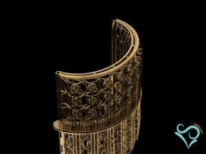 golden bracelets 3d print model Modello di stampa 3D