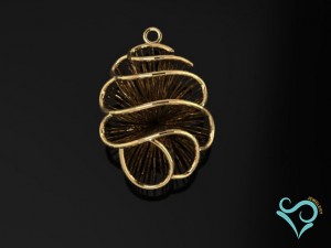 golden pendant 3d print model 3D Print Model