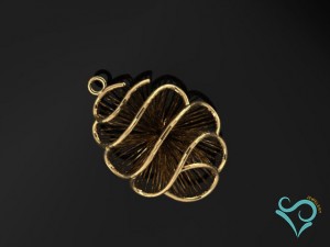 golden pendant 3d print model 3D Print Model