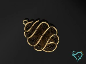 golden pendant 3d print model 3D Print Model