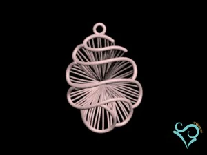 golden pendant 3d print model 3D Print Model