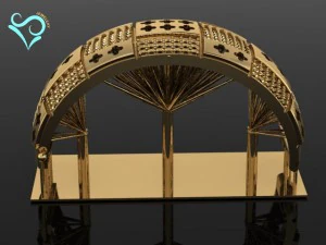 golden bracelets 3d print model 3D Print Model
