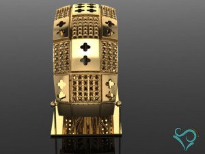 golden bracelets 3d print model 3D 打印模型