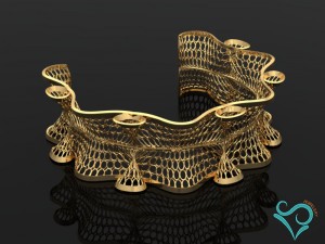 golden bracelets 3d print model 3D 프린트 모델