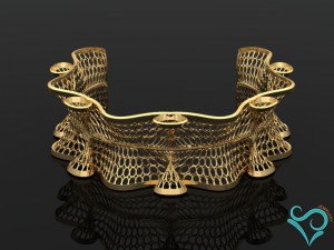 golden bracelets 3d print model 3D 프린트 모델