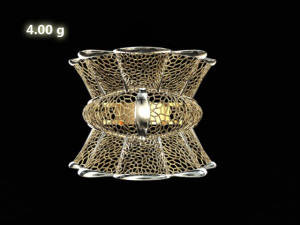 gold ring engagement ring printable jewellry new design 3d print model Model do druku 3D
