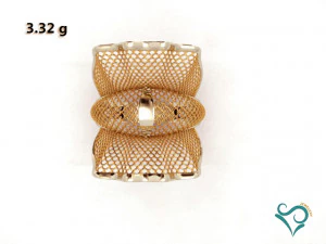 gold ring flower design woman wedding ring 3d print model 3D Print Model