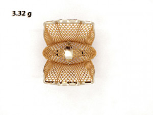 gold ring flower design woman wedding ring 3d print model 3D Baskı Modeli